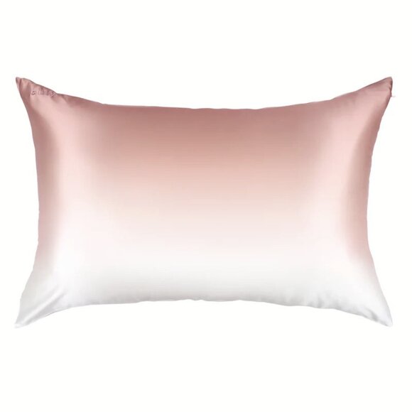 NEW Blissy Ombré Collection 100% Mulberry Silk Pillowcase - Rose Gold Ombre - Picture 7 of 9